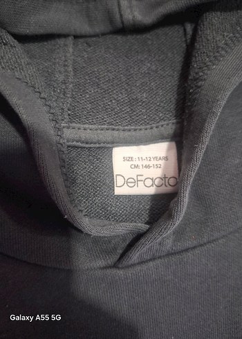 Erkek Gri Baskılı Pamuklu Sweatshirt - Görsel 3