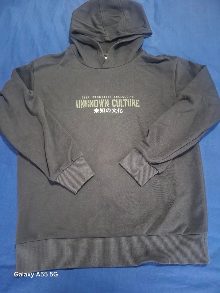 Erkek Gri Baskılı Pamuklu Sweatshirt - Görsel 2