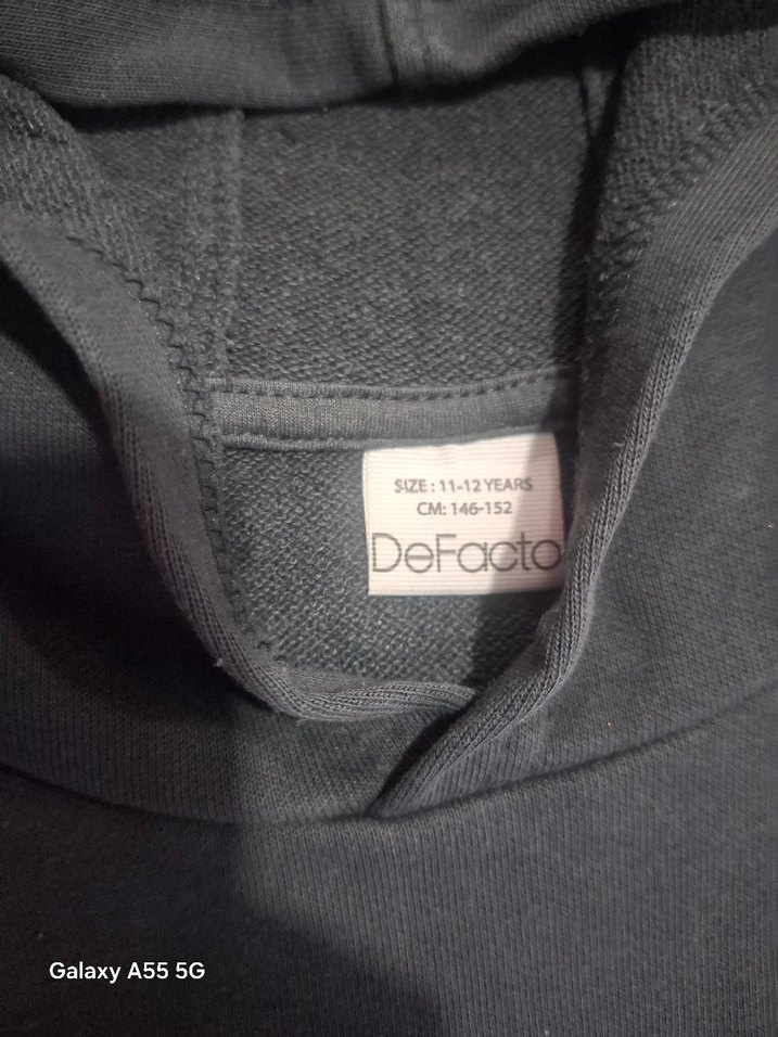 Erkek Gri Baskılı Pamuklu Sweatshirt - Görsel 3