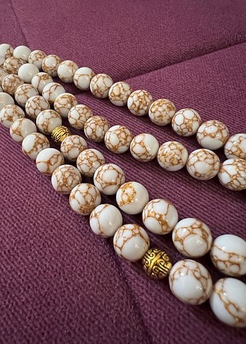 99lu Havlit Taş Bayan Tesbih - Görsel 4