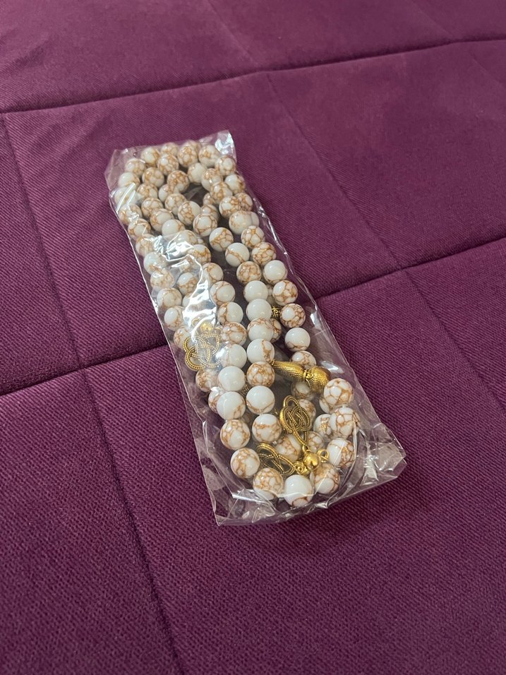 99lu Havlit Taş Bayan Tesbih - Görsel 5