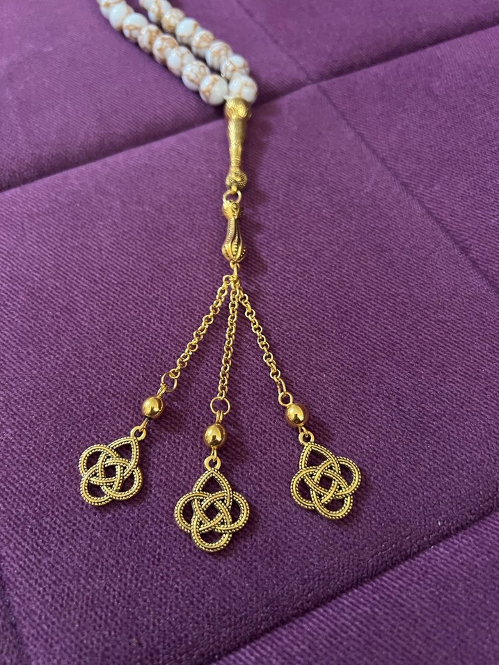 99lu Havlit Taş Bayan Tesbih - Görsel 2