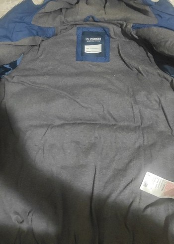 Mavi Fermuarlı Erkek çocuk Mont - Görsel 2