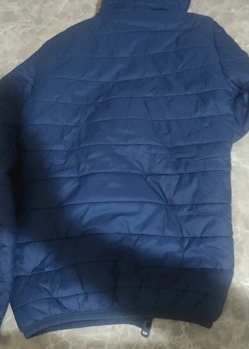 Mavi Fermuarlı Erkek çocuk Mont - Görsel 4