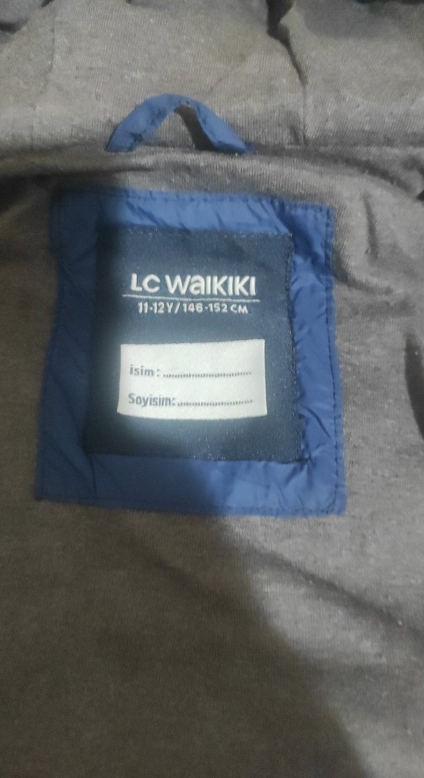 Mavi Fermuarlı Erkek çocuk Mont - Görsel 3