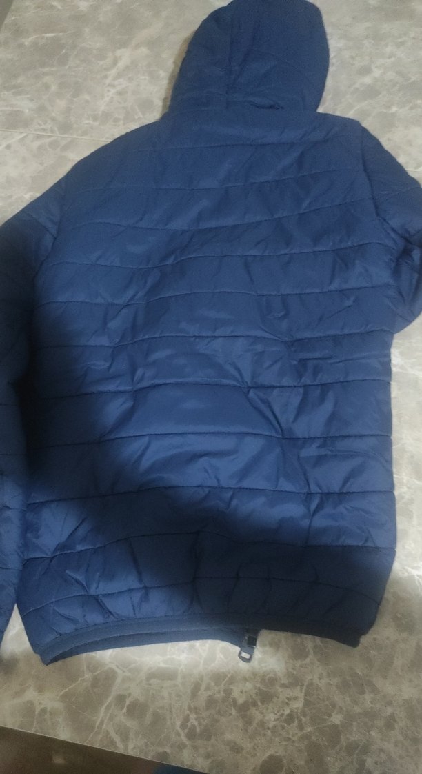 Mavi Fermuarlı Erkek çocuk Mont - Görsel 4