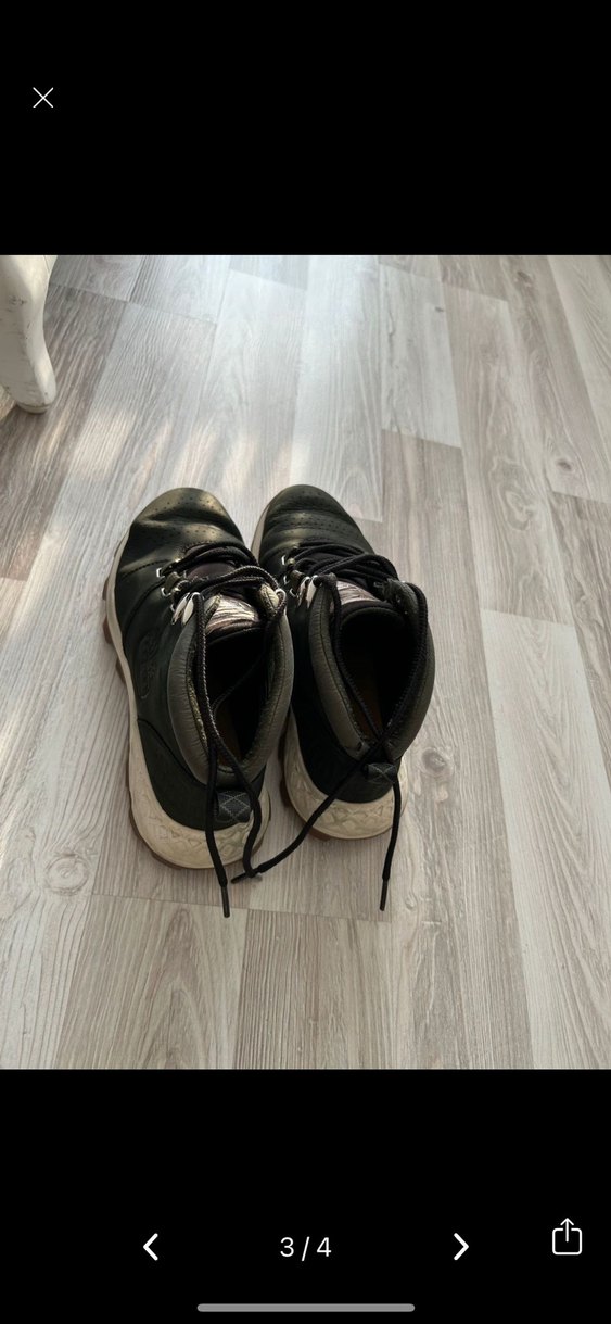 Siyah Timberland Bağcıklı Erkek Outdoor Bot - Görsel 3