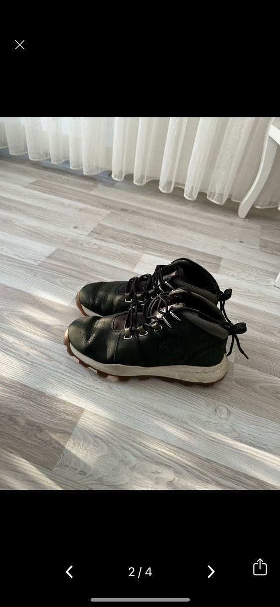 Siyah Timberland Bağcıklı Erkek Outdoor Bot - Görsel 2