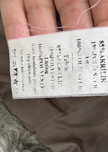 Gri Leopar Desenli Kadın Kürk Ceket - Görsel 8