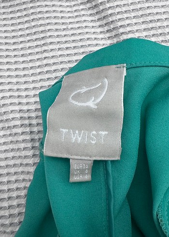 Turkuaz V Yaka Hamile Bluzu - Görsel 6