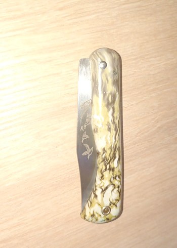 çakı avcı motifli jilet keskinlik - Görsel 3