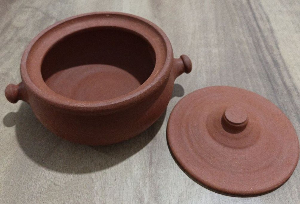 TOPRAK GÜVEÇ TENCERESİ ORTA BOY - Görsel 2