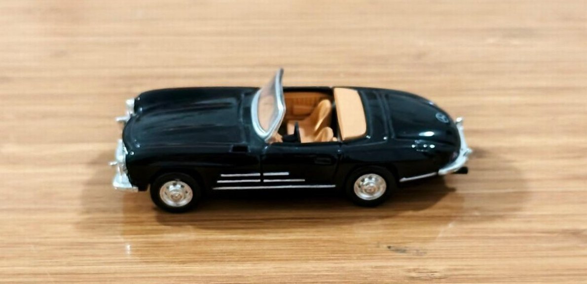 1 43 MERCEDES BENZ 300SL ROADSTER 1957 - Görsel 4