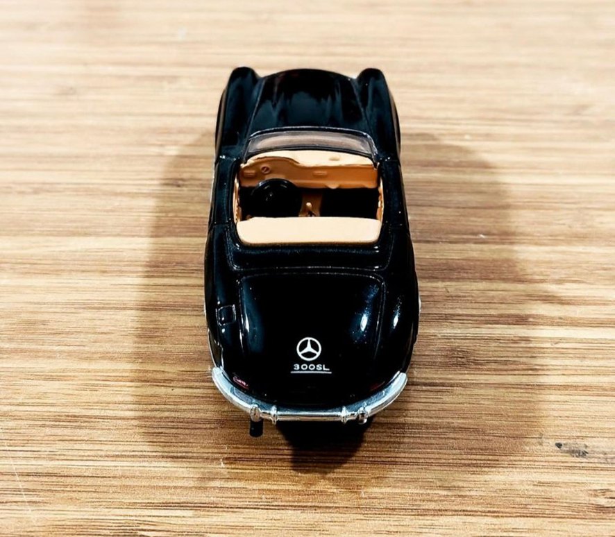 1 43 MERCEDES BENZ 300SL ROADSTER 1957 - Görsel 5