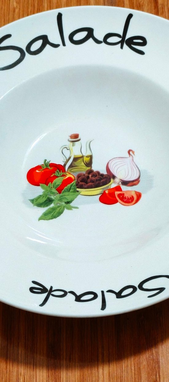 PORSELEN NATÜRMORT DESENLİ SALATA TABAĞI BÜYÜK BOY - Görsel 2