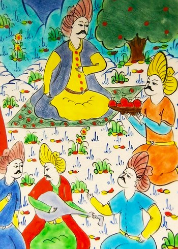 OSMANLI MİNYATÜR ÇİNİ TABAK EMSALSİZ - Görsel 6