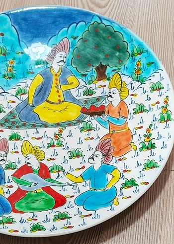 OSMANLI MİNYATÜR ÇİNİ TABAK EMSALSİZ - Görsel 4