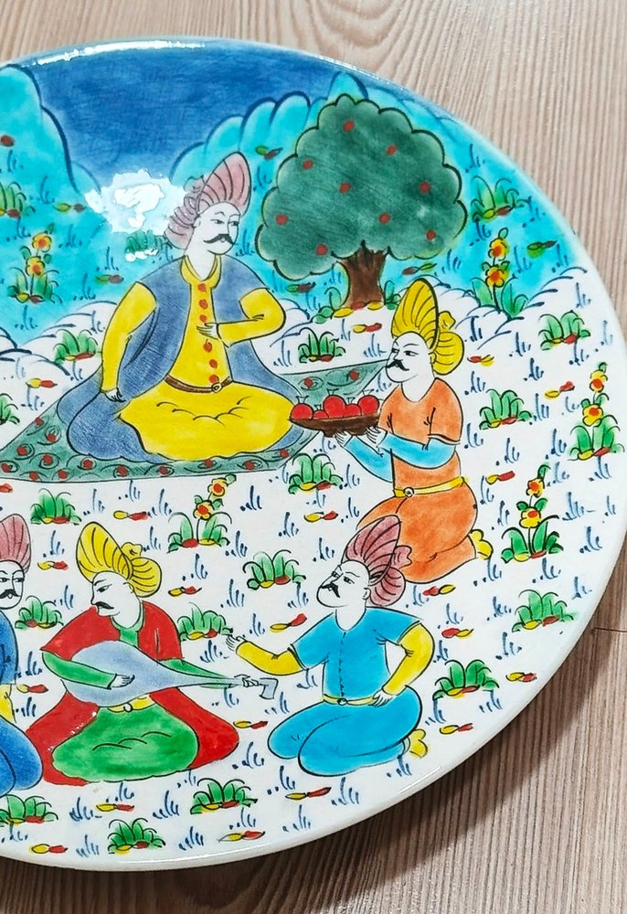 OSMANLI MİNYATÜR ÇİNİ TABAK EMSALSİZ - Görsel 4