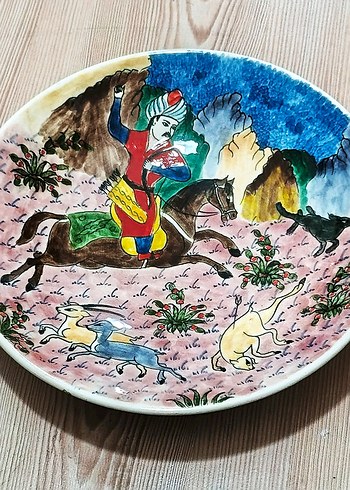 OSMANLI MİNYATÜR ÇİNİ TABAK ÖZEL İŞÇİLİK EMSALSİZ, TR'DE TEK - Görsel 2