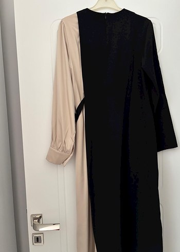 Siyah  Uzun Kadın Elbise - Görsel 7