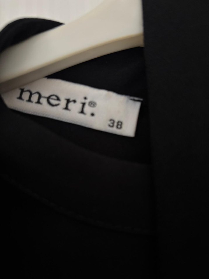 Uzun Siyah-Beyaz Elbise - Görsel 4