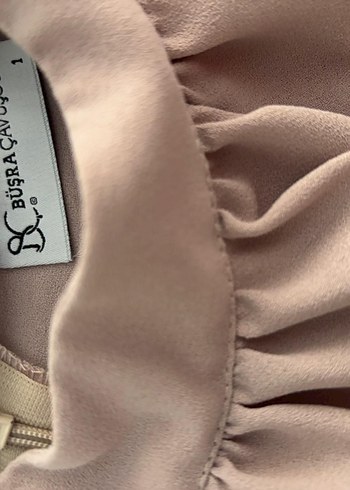 Uzun Kum Beji Kadın Elbise - Görsel 7