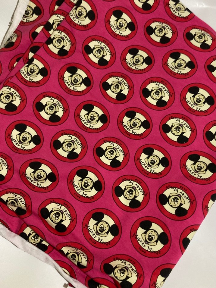 Mickey Baskılı Parça Penye Kumaş - Görsel 2