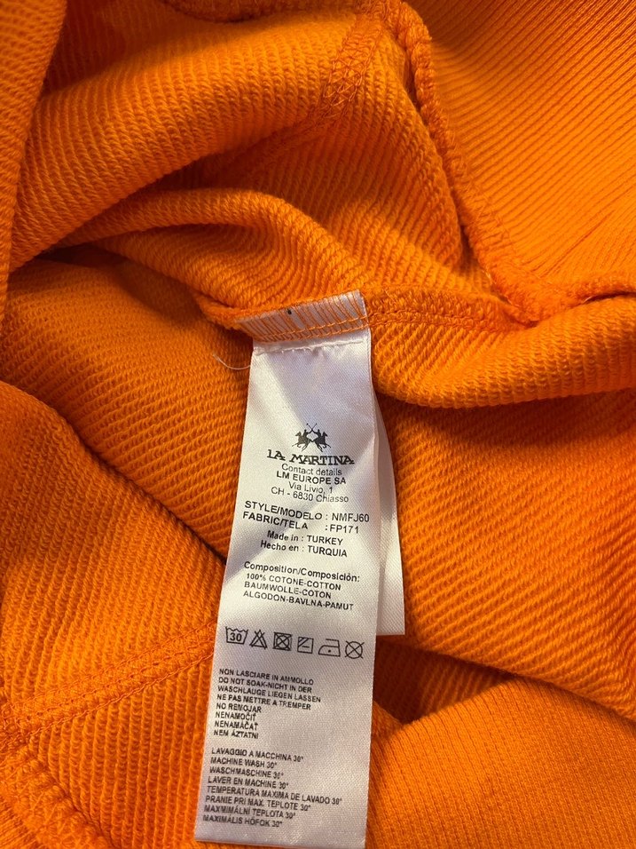 La Martina Kapüşonlu Desenli Sweatshirt - Görsel 5