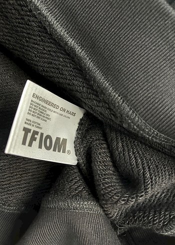 TFIOM Fermuarlı Oversize Sweatshirt - Görsel 6