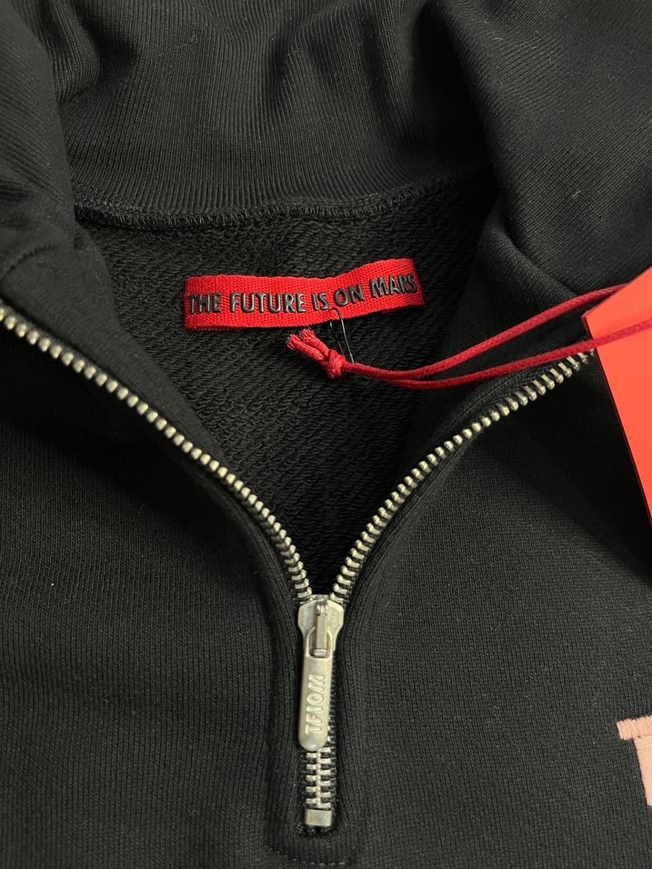 TFIOM Fermuarlı Oversize Sweatshirt - Görsel 4