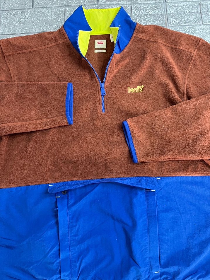 Levis Renkli Kanguru Cepli Polar - Görsel 2