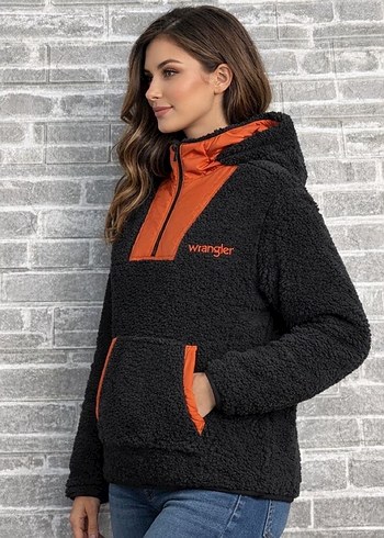 Wrangler Yünlü Kapüşonlu Sweatshirt - Görsel 7