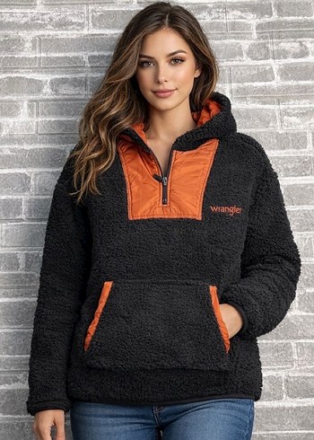 Wrangler Yünlü Kapüşonlu Sweatshirt - Görsel 6