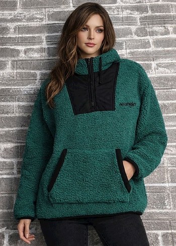 Wrangler Kapüşonlu Yünlü Sweatshirt - Görsel 6