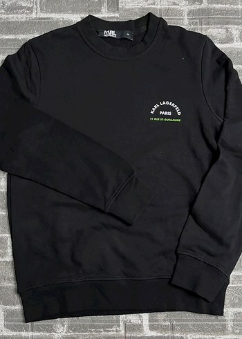Karl Lagerfeld Siyah Erkek Sweatshirt - Görsel 2