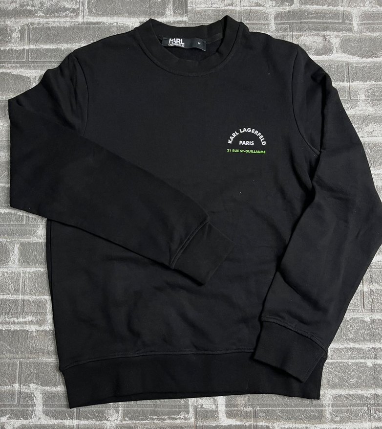 Karl Lagerfeld Siyah Erkek Sweatshirt - Görsel 2