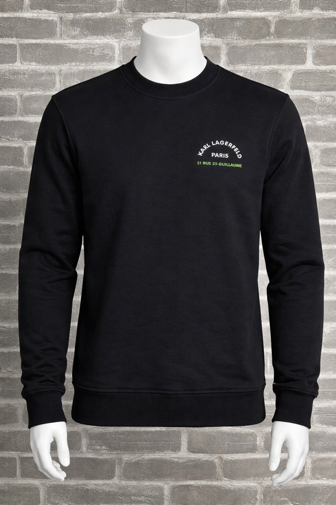 Karl Lagerfeld Siyah Erkek Sweatshirt - Görsel 5