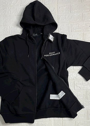 Peak Performance Desenli Kapüşonlu Hırka - Görsel 3