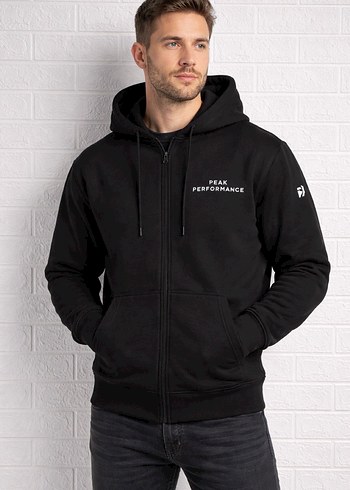 Peak Performance Desenli Kapüşonlu Hırka - Görsel 5