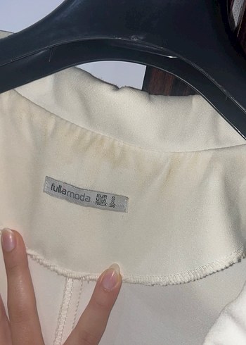 Beyaz Mini Kadın Blazer Ceket - Görsel 5