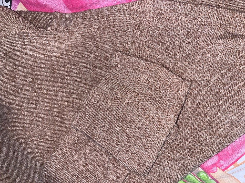 Kadın Kahverengi Boğazlı Triko Kazak - Görsel 4