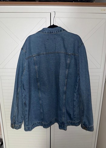 Düğmeli Mavi Erkek Denim Ceket - Görsel 3