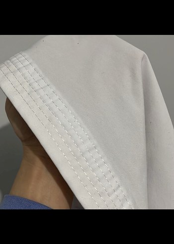 Çocuk Beyaz Karate Takımı 125 cm - Görsel 7