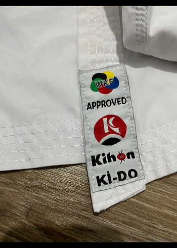 Çocuk Beyaz Karate Takımı 125 cm - Görsel 3