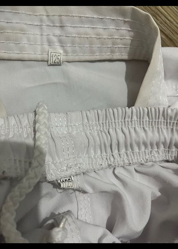 Çocuk Beyaz Karate Takımı 125 cm - Görsel 4