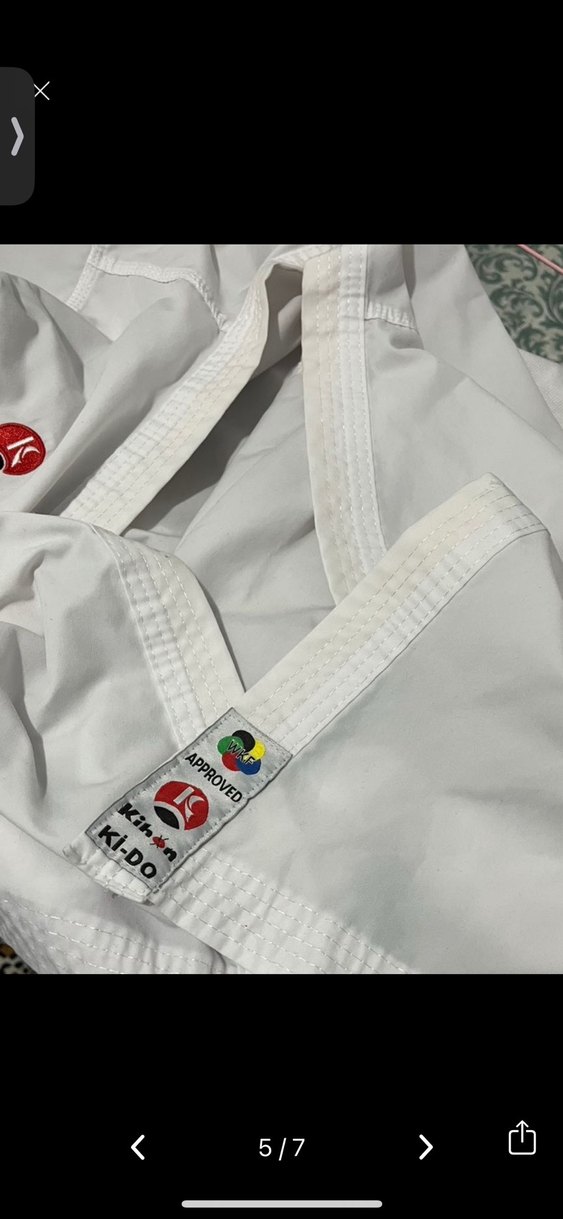 Çocuk Beyaz Karate Takımı 125 cm - Görsel 5