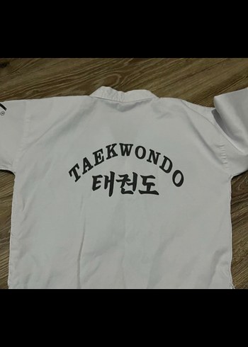 Taekwondo takim kiz erkek 120cm /6 yas - Görsel 4