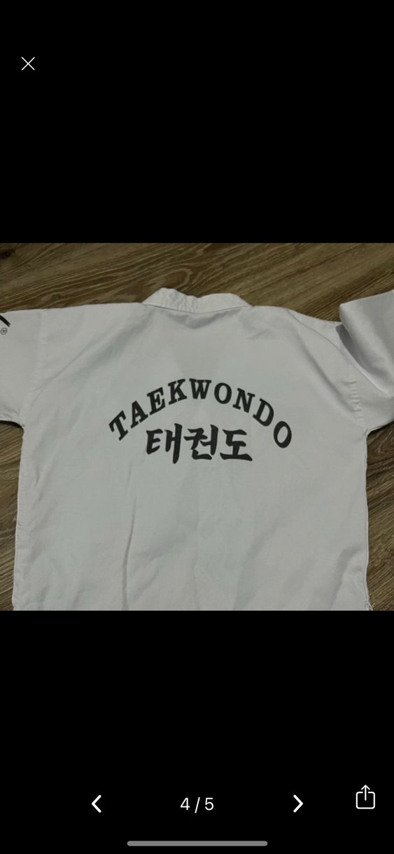 Taekwondo takim kiz erkek 120cm /6 yas - Görsel 4