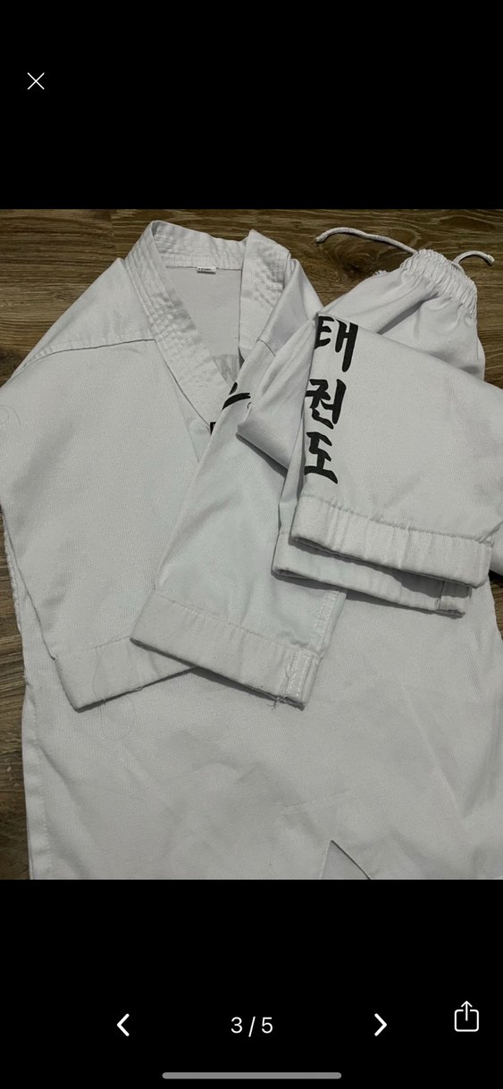 Taekwondo takim kiz erkek 120cm /6 yas - Görsel 3