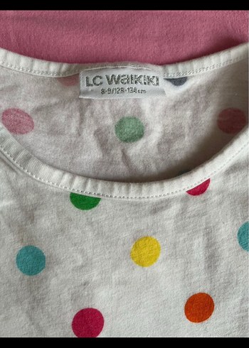 Puantiye Baskılı Çocuk Tişört - Görsel 2